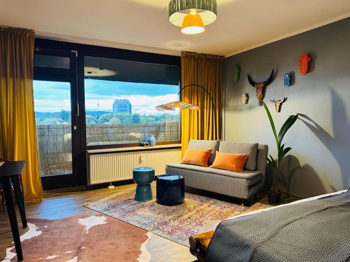 Klassen Stay - Design Studio In 11 Etage - Tolle Aussicht - Sauna, Pool - Netflix Lahnstein Esterno foto